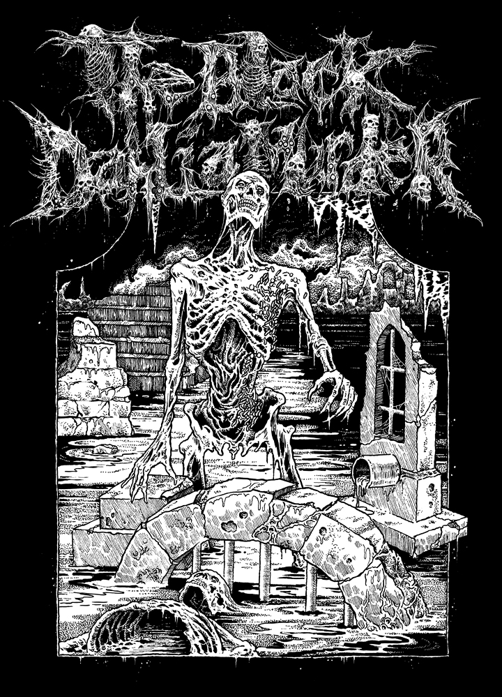Toppa Ricamata Termoadesiva "The Black Dahlia Murder" - Ricamo Di Alta Qualità Per Giubbotti E Zaini